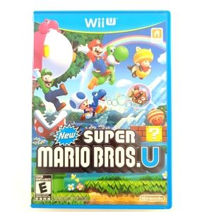 New Super Mario Bros U Video Game With Case And Manual